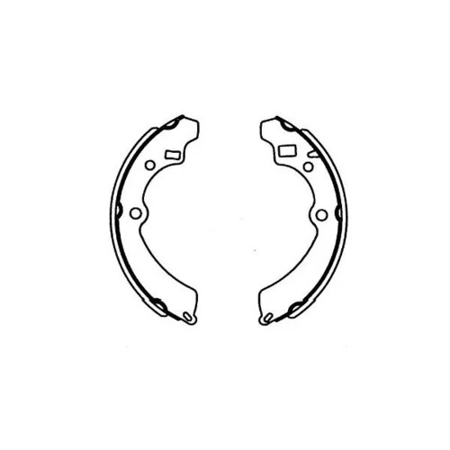 Sada brzdových čeľustí KAVO PARTS KBS-8909