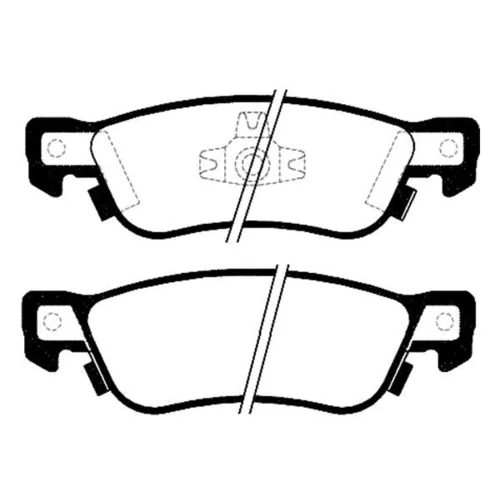 Sada brzdových platničiek kotúčovej brzdy KAVO PARTS BP-3502