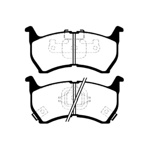 Sada brzdových platničiek kotúčovej brzdy KAVO PARTS BP-4510