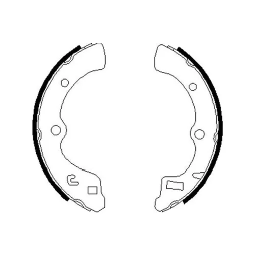 Sada brzdových čeľustí KAVO PARTS BS-2902