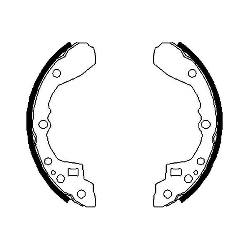 Sada brzdových čeľustí KAVO PARTS BS-4401