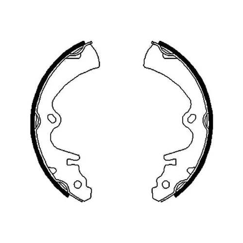 Sada brzdových čeľustí KAVO PARTS BS-5402
