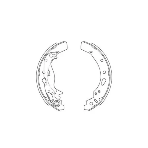 Sada brzdových čeľustí KAVO PARTS BS-5434