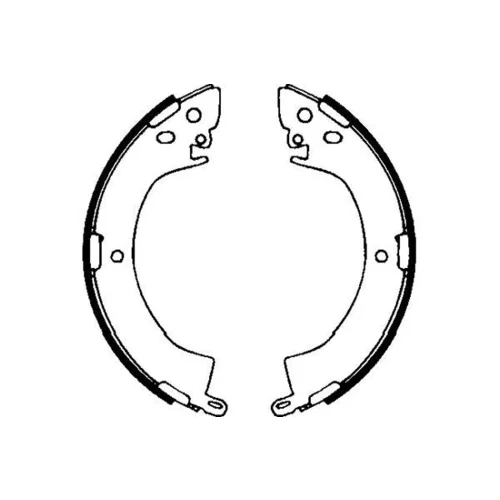 Sada brzdových čeľustí KAVO PARTS BS-6409