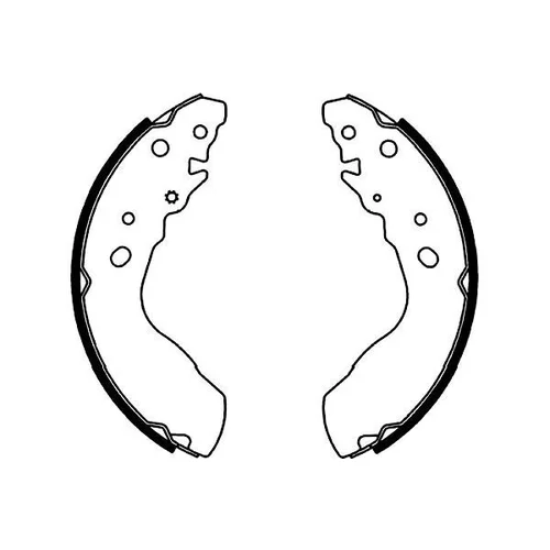Sada brzdových čeľustí KAVO PARTS BS-8923