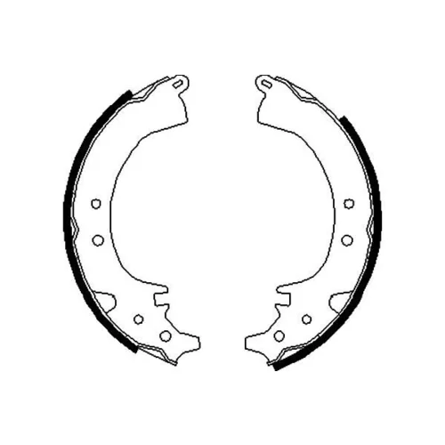 Sada brzdových čeľustí KAVO PARTS BS-9912