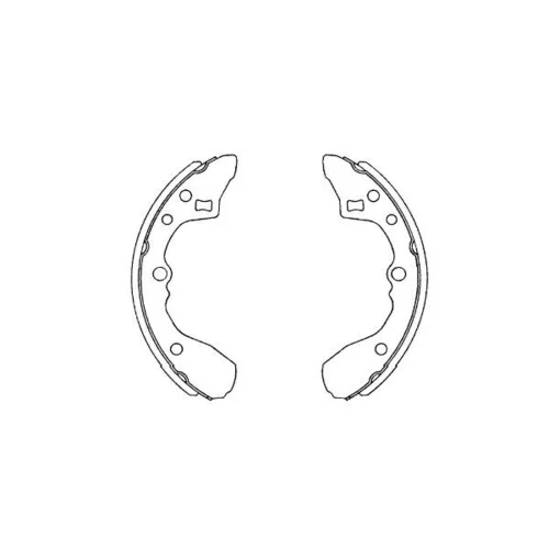 Sada brzdových čeľustí KAVO PARTS KBS-5409