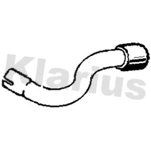 Výfukové potrubie KLARIUS 110569