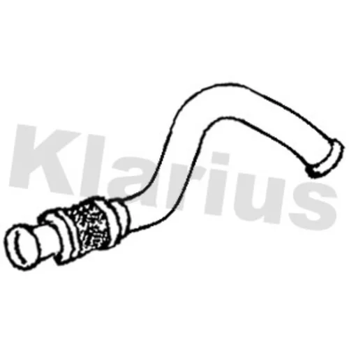 Výfukové potrubie KLARIUS 111106