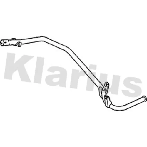 Výfukové potrubie KLARIUS 150038