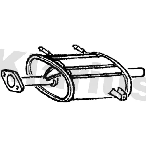 Koncový tlmič výfuku KLARIUS 210593