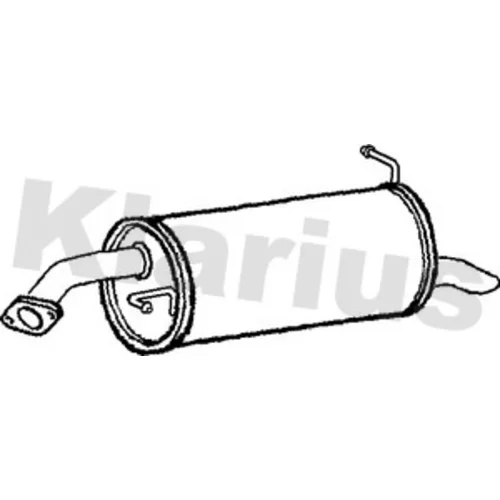 Koncový tlmič výfuku KLARIUS 210962