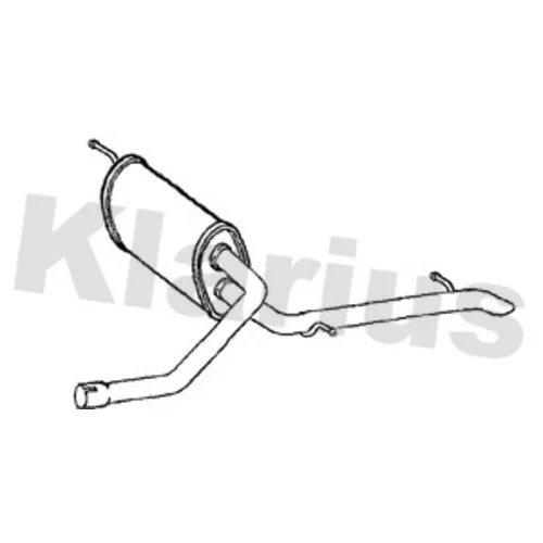 Koncový tlmič výfuku KLARIUS 221810