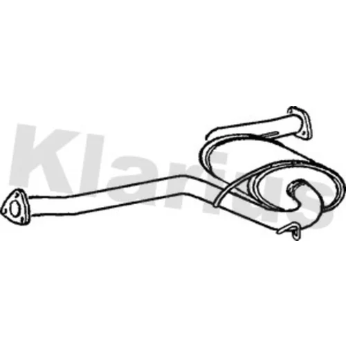 Stredný tlmič výfuku KLARIUS 230671