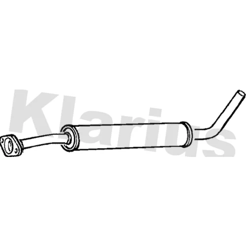 Stredný tlmič výfuku KLARIUS 230711