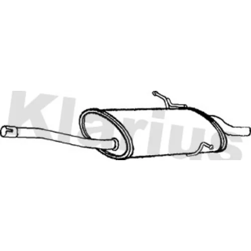 Koncový tlmič výfuku KLARIUS 230819