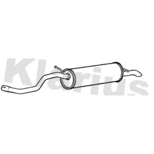 Koncový tlmič výfuku KLARIUS 230847