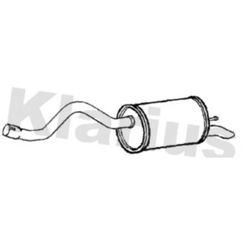 Koncový tlmič výfuku KLARIUS 231408