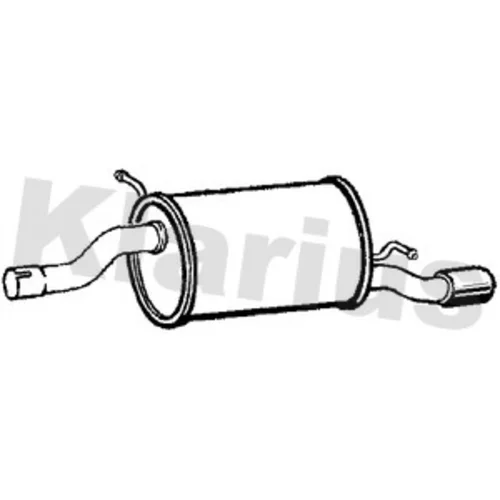Koncový tlmič výfuku KLARIUS 231512