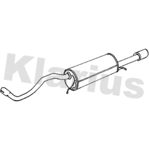Koncový tlmič výfuku KLARIUS 250405