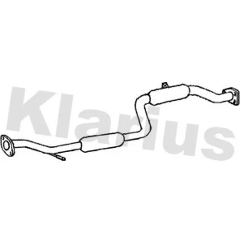 Stredný tlmič výfuku KLARIUS 250413