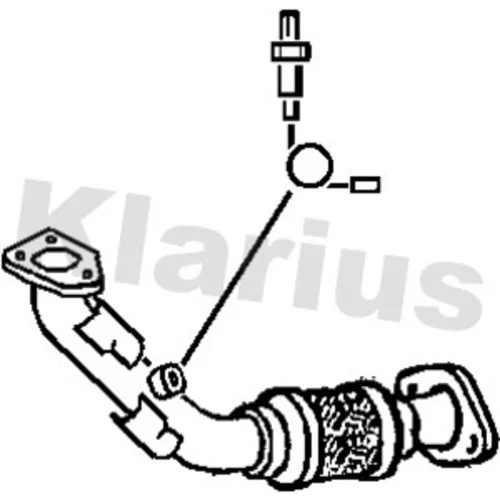 Výfukové potrubie KLARIUS 301154