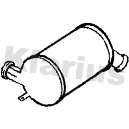 Filter sadzí/pevných častíc výfukového systému KLARIUS 390646