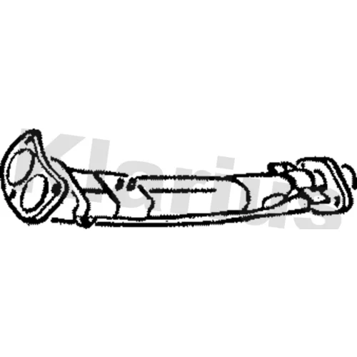 Výfukové potrubie KLARIUS 110070