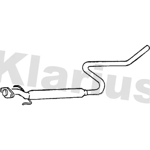 Stredný tlmič výfuku KLARIUS 150228