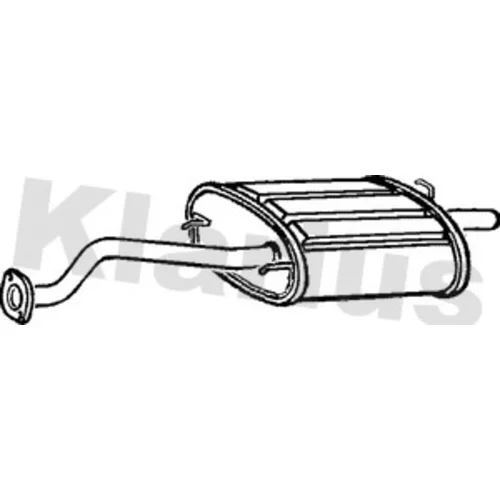 Koncový tlmič výfuku KLARIUS 230469