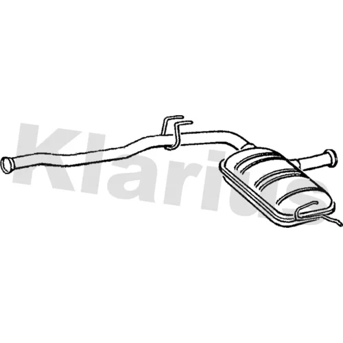 Stredný tlmič výfuku KLARIUS 240224