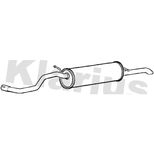 Koncový tlmič výfuku KLARIUS 240973