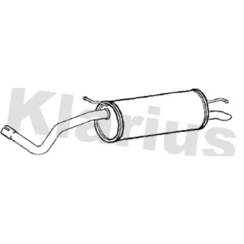 Koncový tlmič výfuku KLARIUS 241060