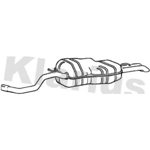 Koncový tlmič výfuku KLARIUS 250715