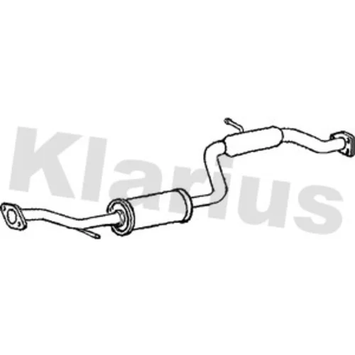Stredný tlmič výfuku KLARIUS 260845