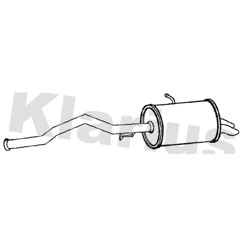 Koncový tlmič výfuku KLARIUS 261271
