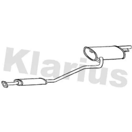Koncový tlmič výfuku KLARIUS 270592