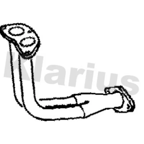 Výfukové potrubie KLARIUS 301533