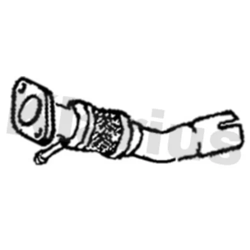 Výfukové potrubie KLARIUS 302267
