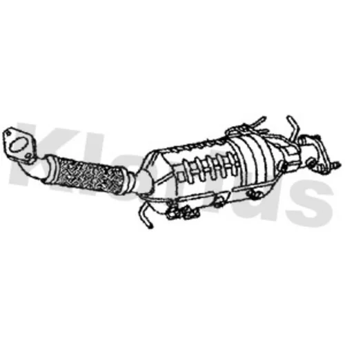 Filter sadzí/pevných častíc výfukového systému KLARIUS 390458