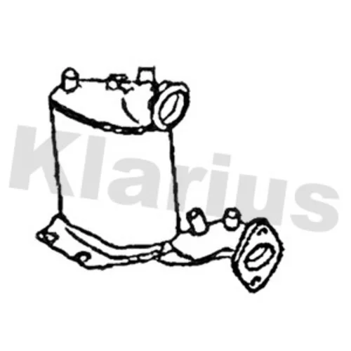 Filter sadzí/pevných častíc výfukového systému KLARIUS 390501