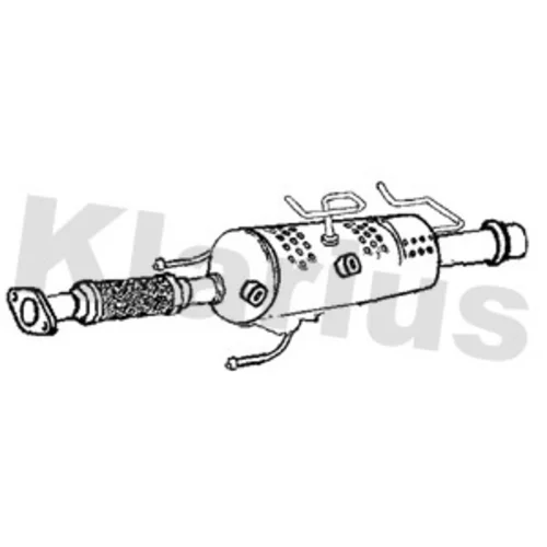 Filter sadzí/pevných častíc výfukového systému KLARIUS 390936