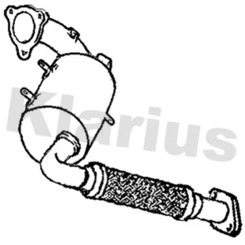 Filter sadzí/pevných častíc výfukového systému KLARIUS 390970