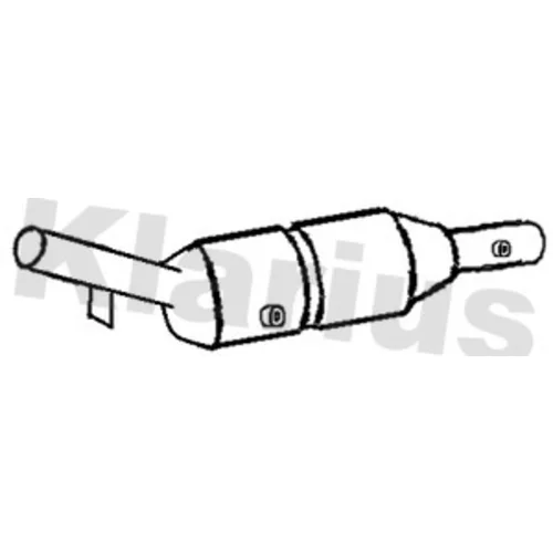 Filter sadzí/pevných častíc výfukového systému KLARIUS 391022