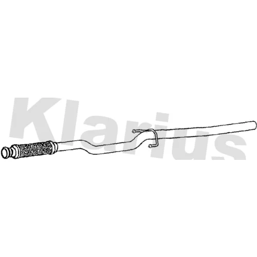 Výfukové potrubie KLARIUS 150535