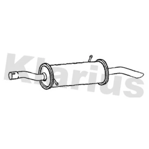 Koncový tlmič výfuku KLARIUS 212150