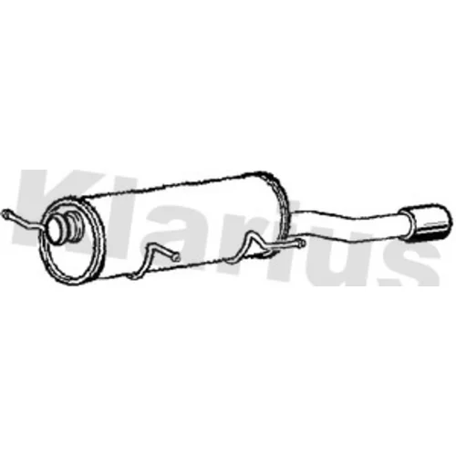 Koncový tlmič výfuku KLARIUS 220911