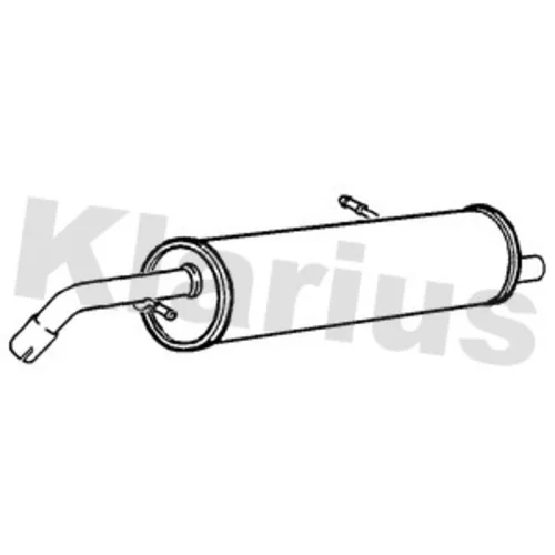 Koncový tlmič výfuku KLARIUS 220919