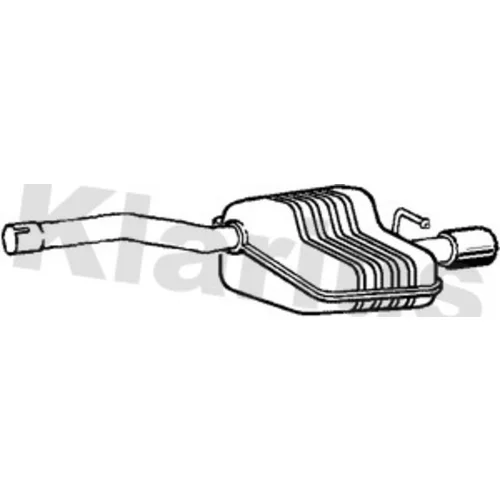 Koncový tlmič výfuku KLARIUS 220993