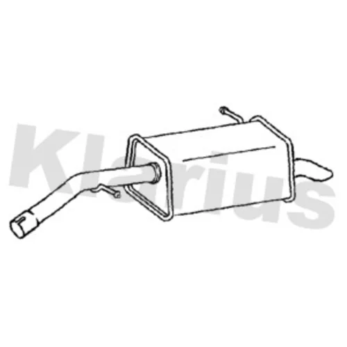 Koncový tlmič výfuku KLARIUS 221658